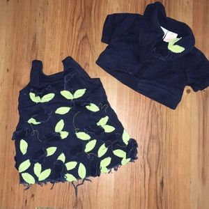 Infant dress with jacket